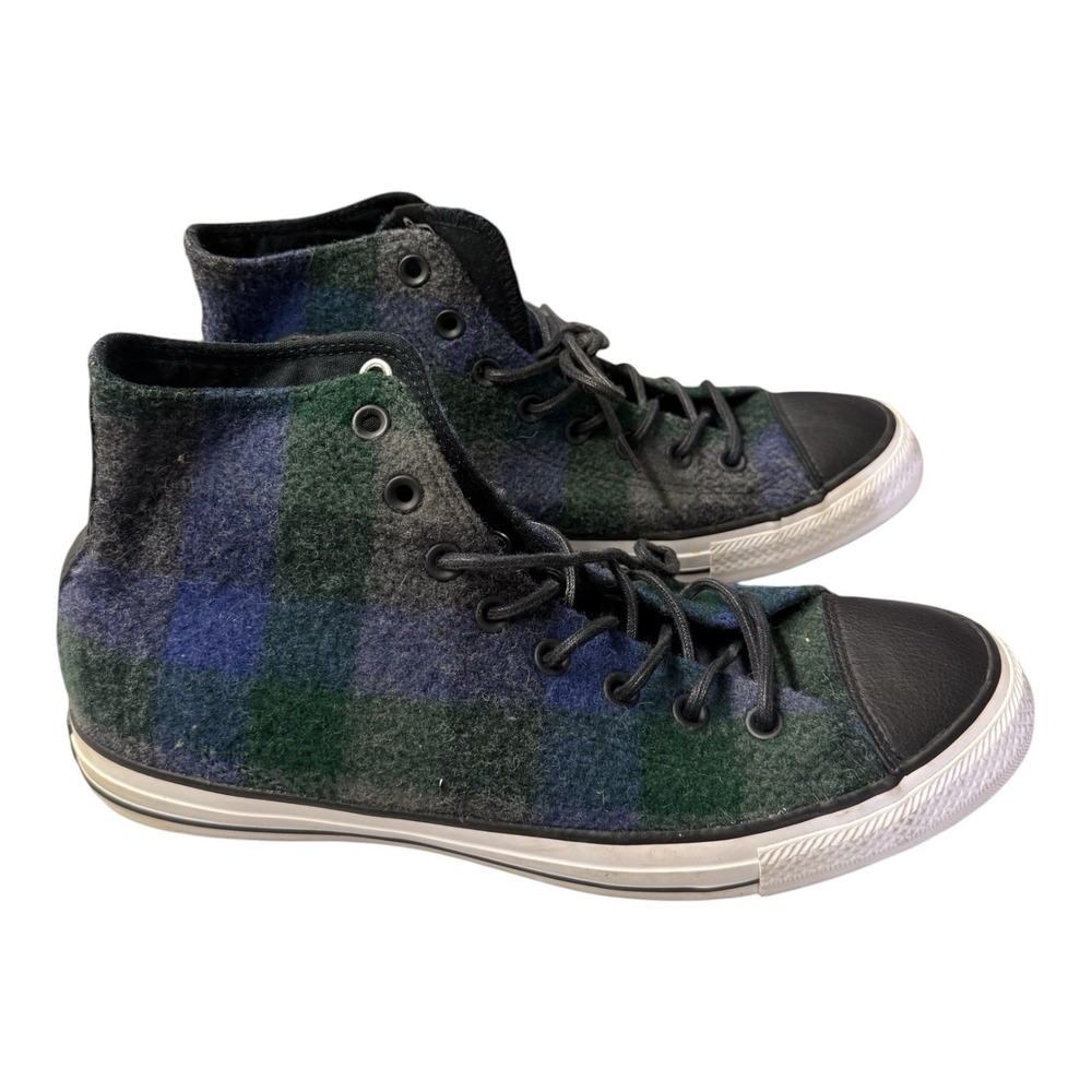 Converse x Woolrich Chuck Taylor All Star Hi Plaid Wool Sneakers 9.5M